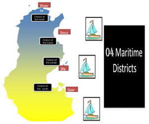 Tunisia 4 maritime districts