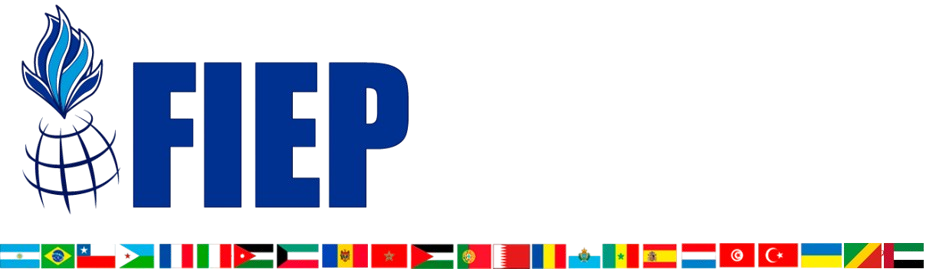 FIEP | International Association of Gendarmeries and Police Forces with Military Statues Logo